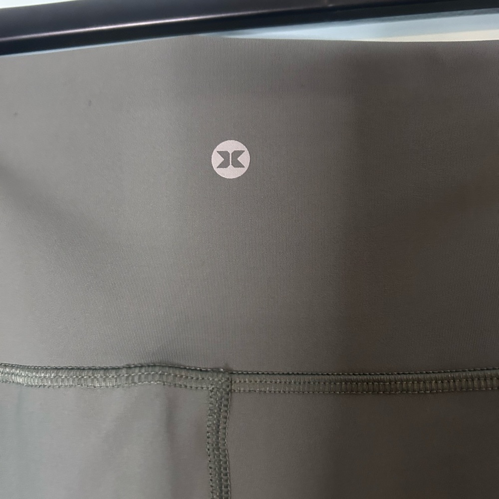RBX Women's Gray/Green Workout Full Length Pant Leggings - Picture 3 of 6